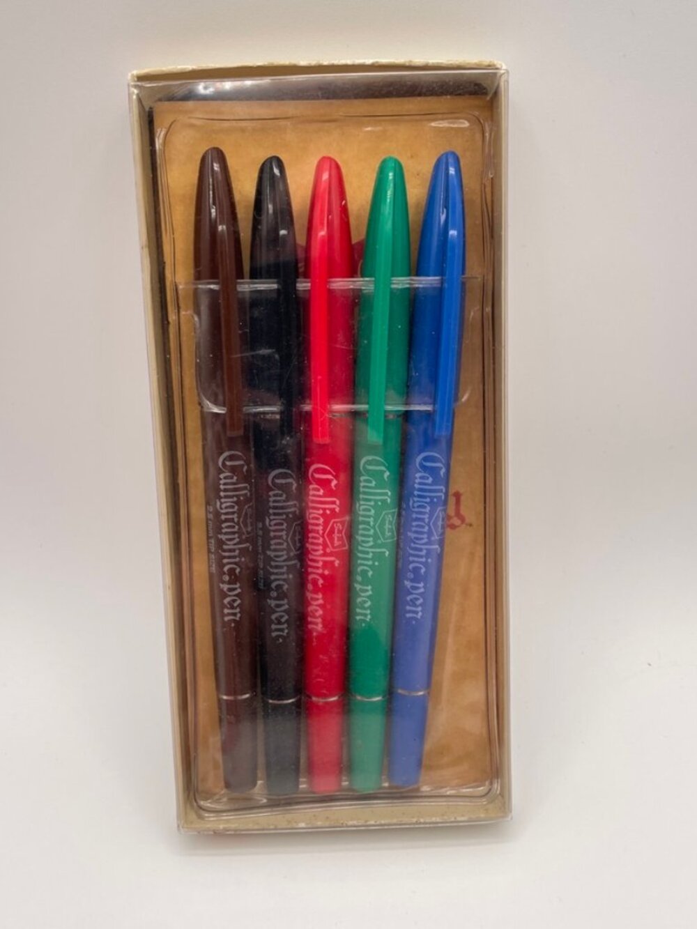 Sanford’s Calligraphic Pen Set (5 Pens & Instruction Booklet) NOS - working